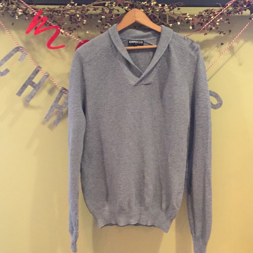 Express Gray sweater men’s size medium
